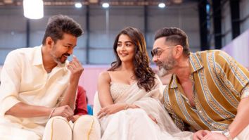 Vijay, Bobby Deol and Pooja Hegde exchange hearty laughs and conversations at the puja ceremony of Thalapathy 69 in Chennai, see pics