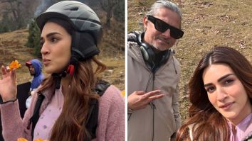Kriti Sanon drops BTS pics from the sets of Do Patti as a token of gratitude towards her fans for making her film successful