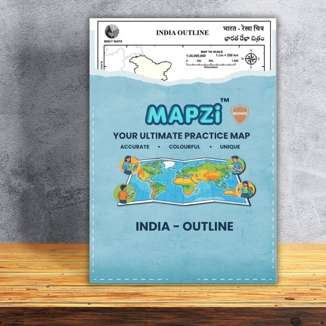 India Outline — Bronze