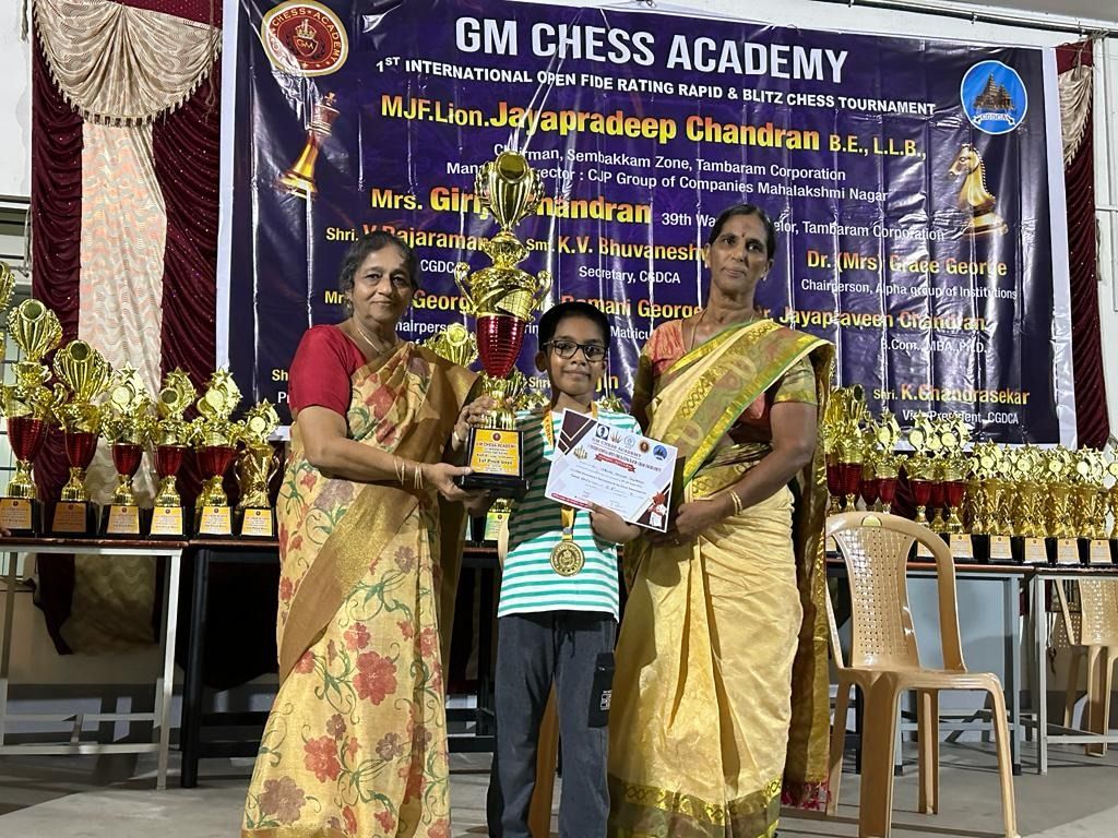 21st Adyar Times FIDE rated Open Chess Tournament – 2023 – Adyar Times