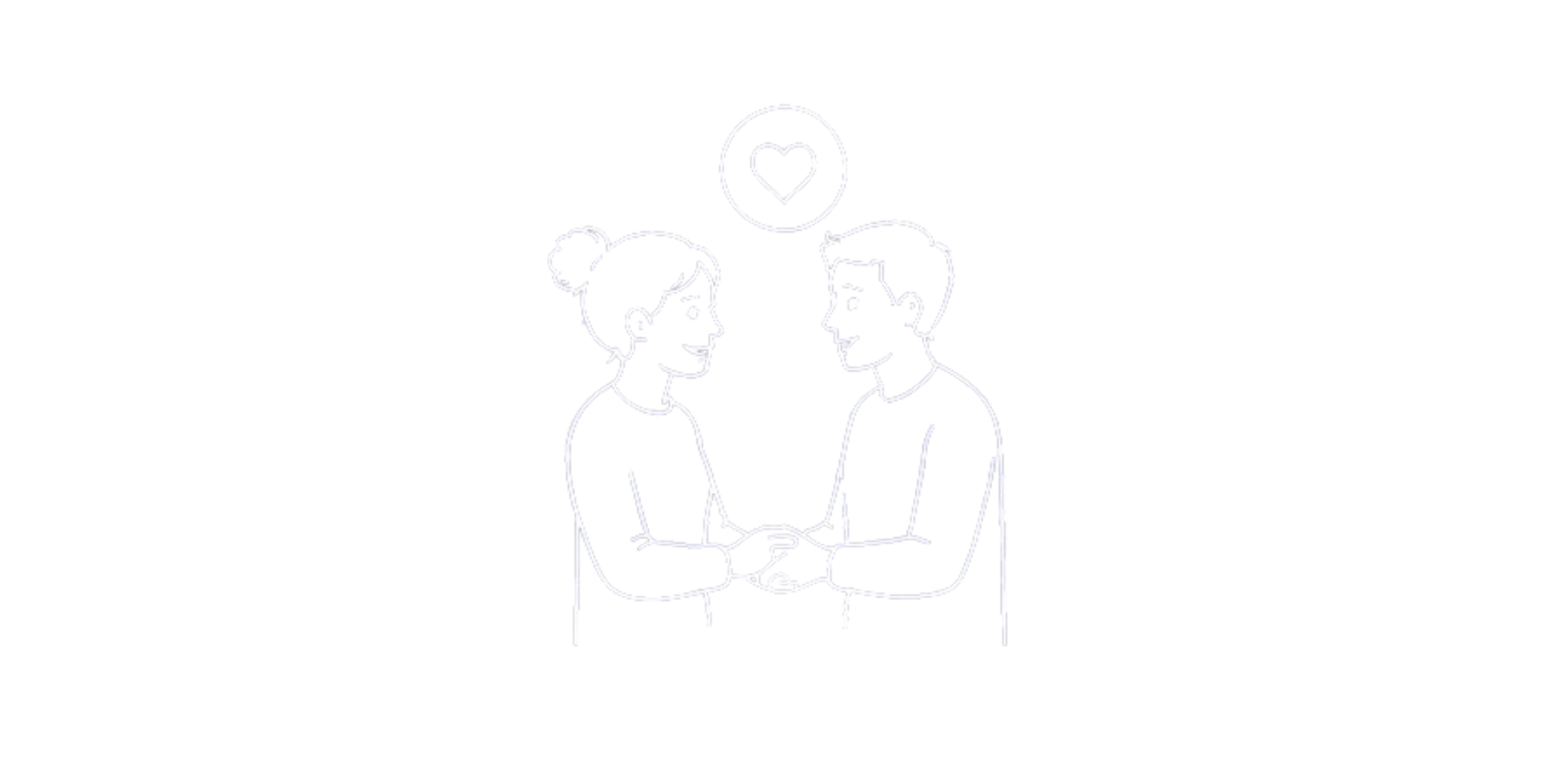 Un couple d'amoureux se tenant la main