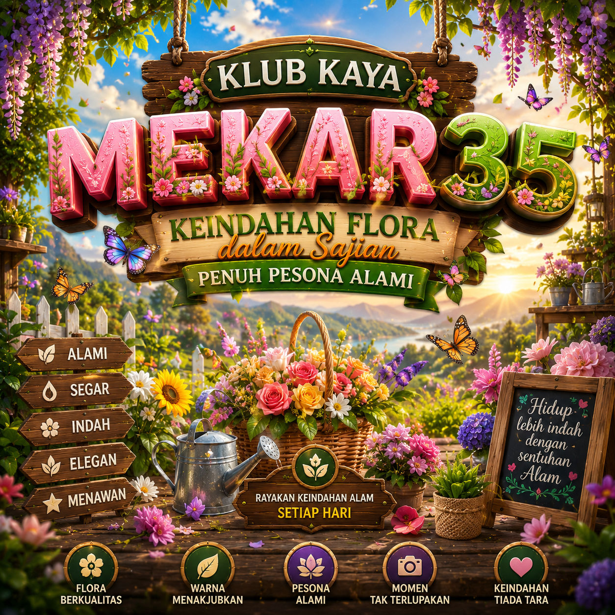 MEKAR35 | Keindahan Flora dalam Sajian Penuh Pesona Alami