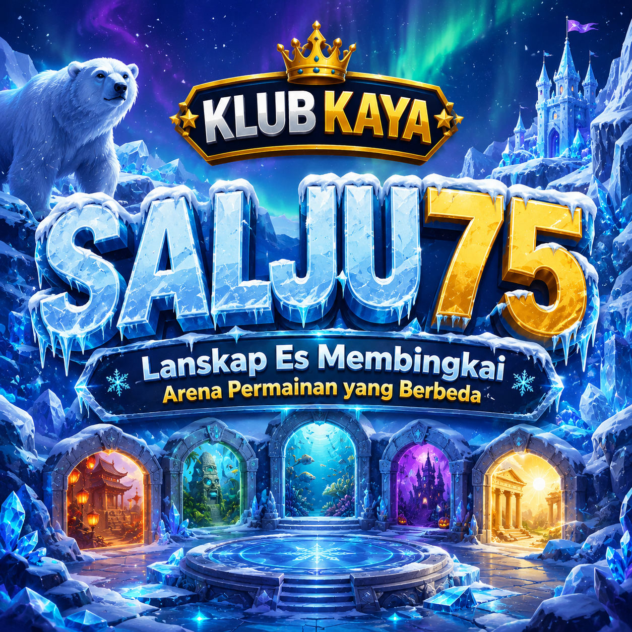 SALJU75 | Lanskap Es Membingkai Arena Permainan yang Berbeda