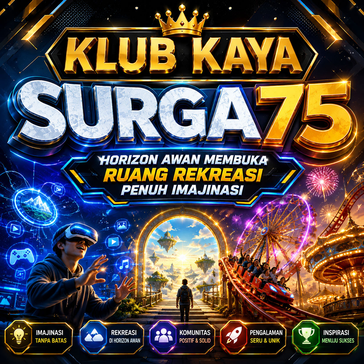 SURGA75 | Horizon Awan Membuka Ruang Rekreasi Penuh Imajinasi