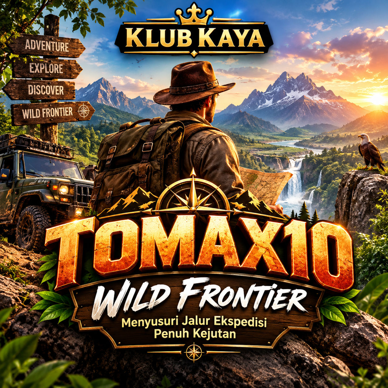 TOMAX10 | Wild Frontier Menyusuri Jalur Ekspedisi Penuh Kejutan