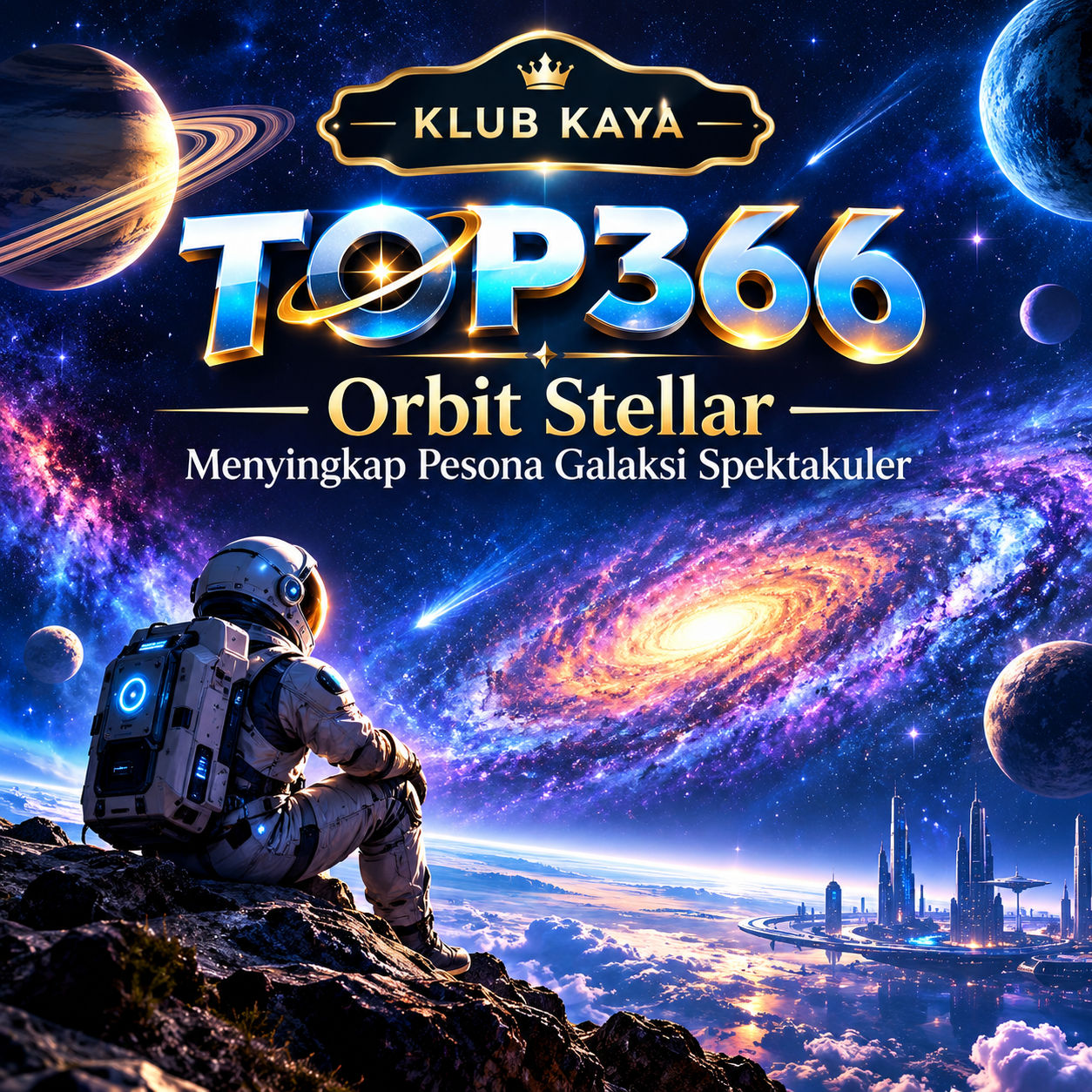 TOP366 | Orbit Stellar Menyingkap Pesona Galaksi Spektakuler