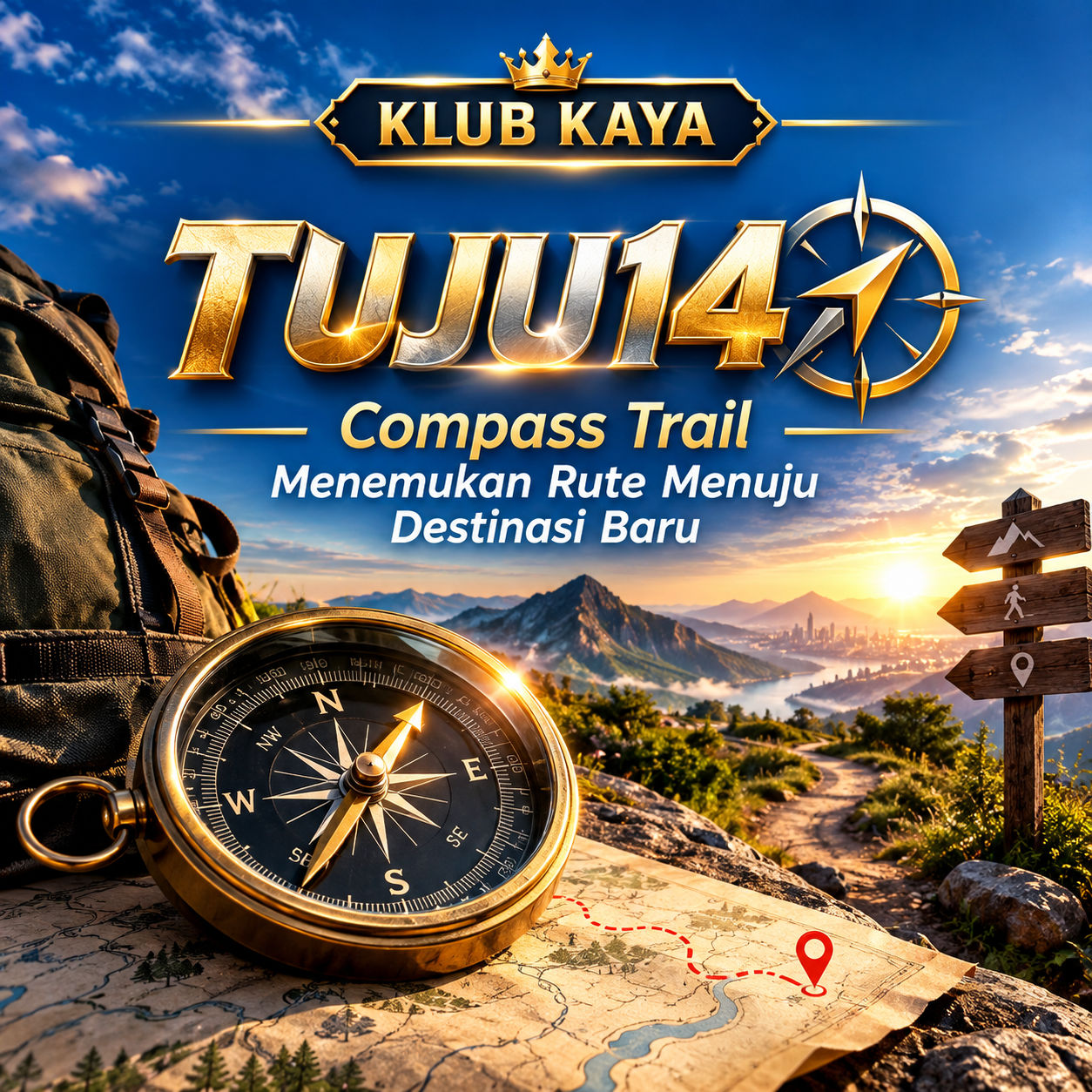 TUJU14 | Compass Trail Menemukan Rute Menuju Destinasi Baru