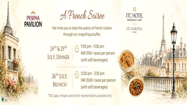 french ITC  - Buffet restaurant booking on BookMyBuffet