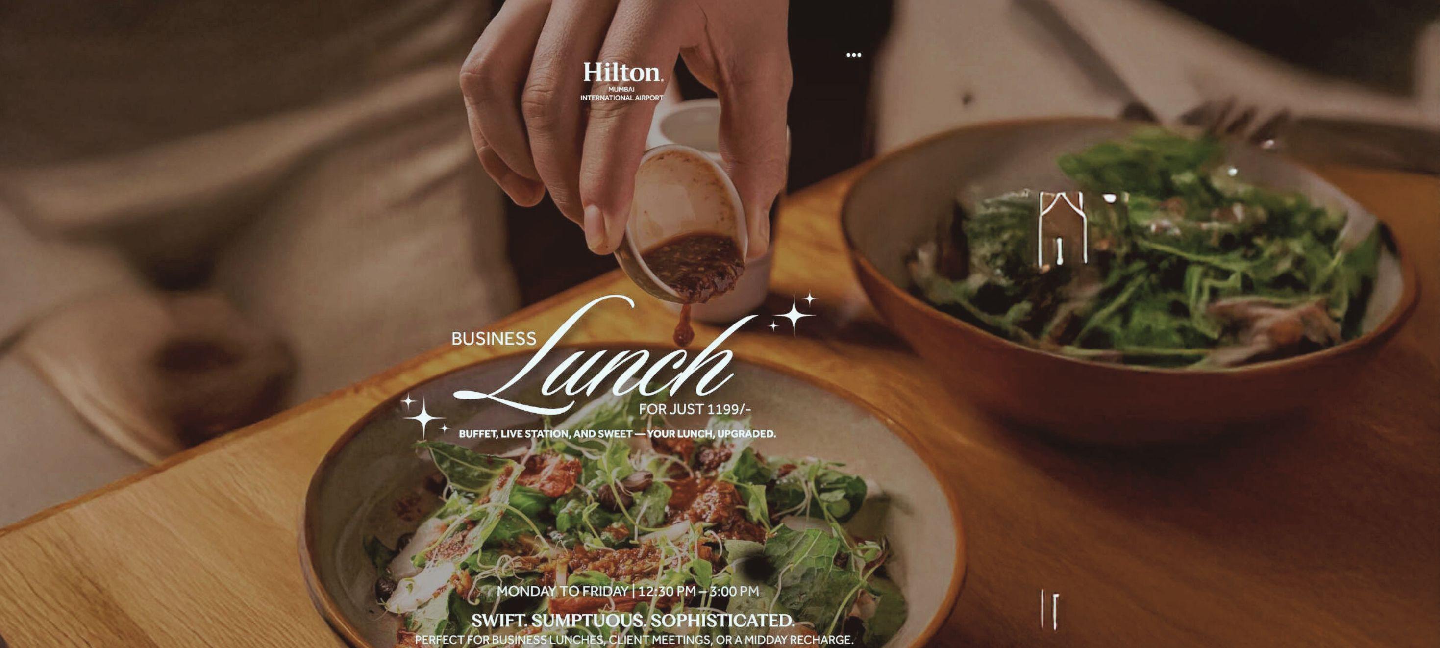 Family buffet dining experience