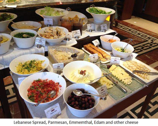 Buffet food spread at ITC Grand Central - BookMyBuffet