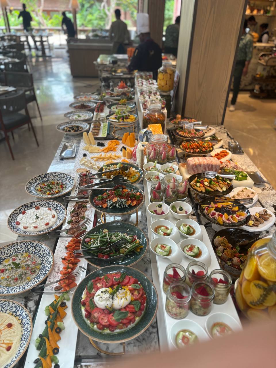 Buffet food spread at The Westin Sohna Resort and Spa - BookMyBuffet