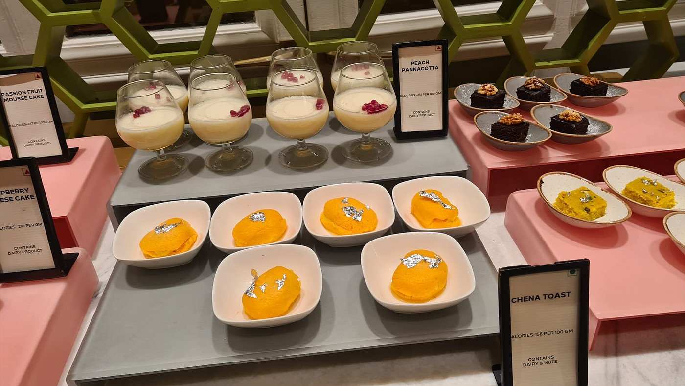 Buffet food spread at Hilton Mumbai International Airport - BookMyBuffet