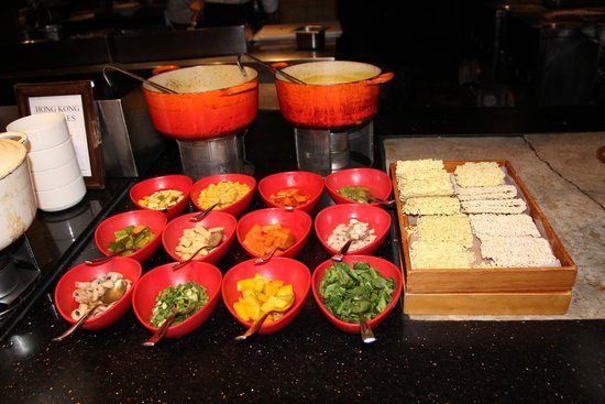 Buffet food spread at Hyderabad Marriott Hotel and Convention Centre - BookMyBuffet
