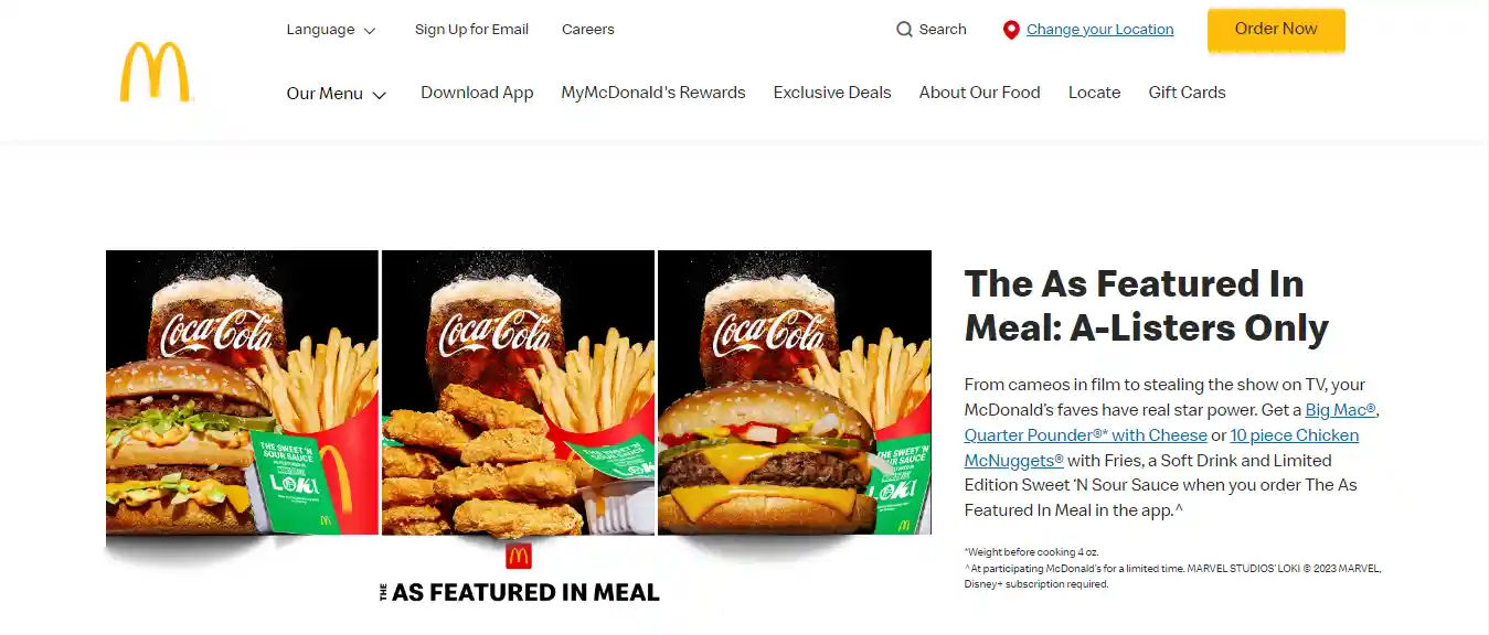 McDonald's Menu Localization