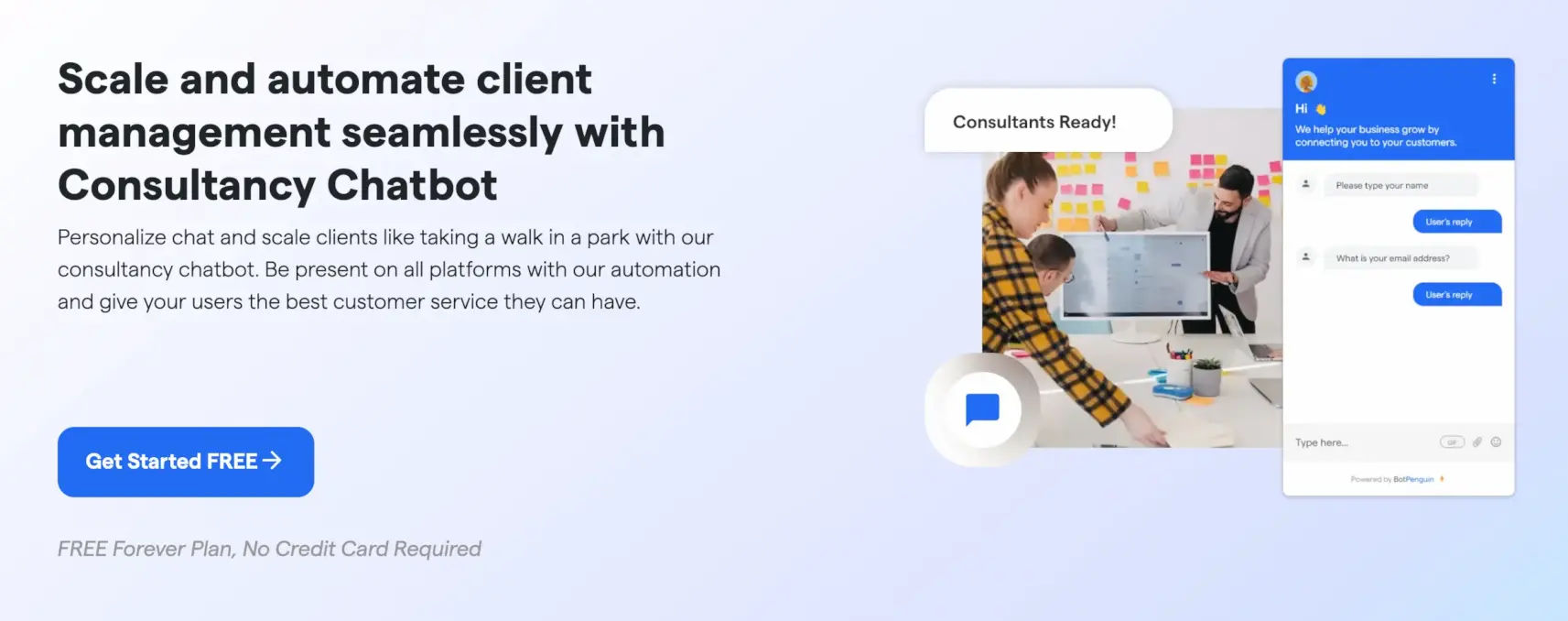 Chatbot for Consultants with BotPenguin