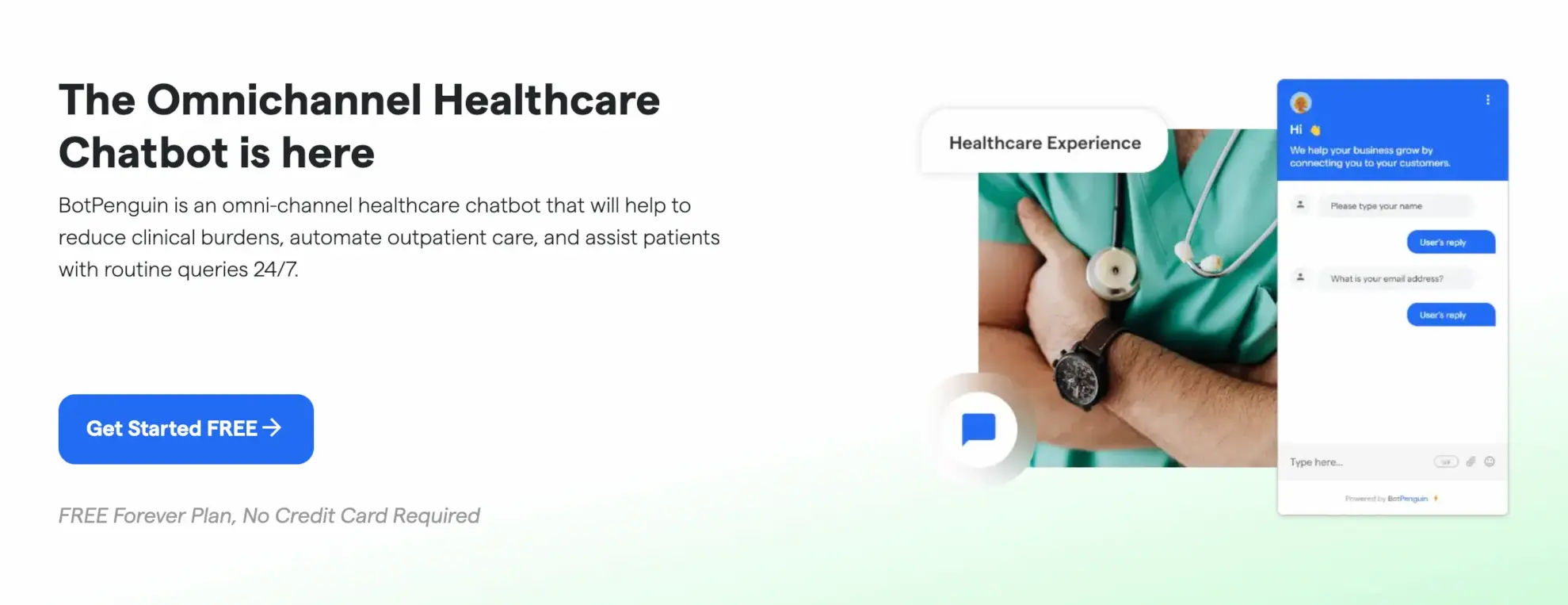 BotPenguin's Healthcare Chatbot