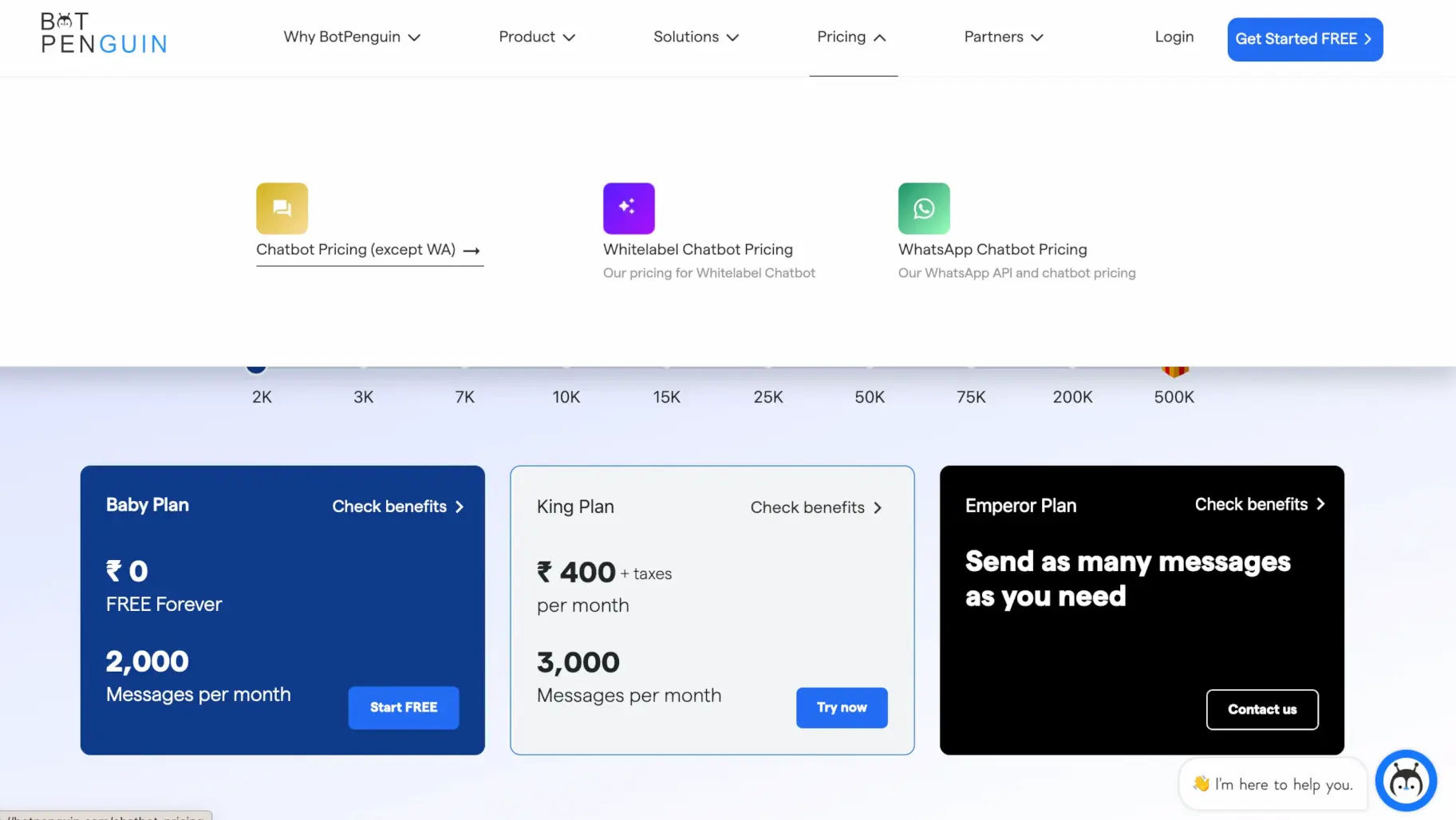 BotPenguin Pricing and Plans