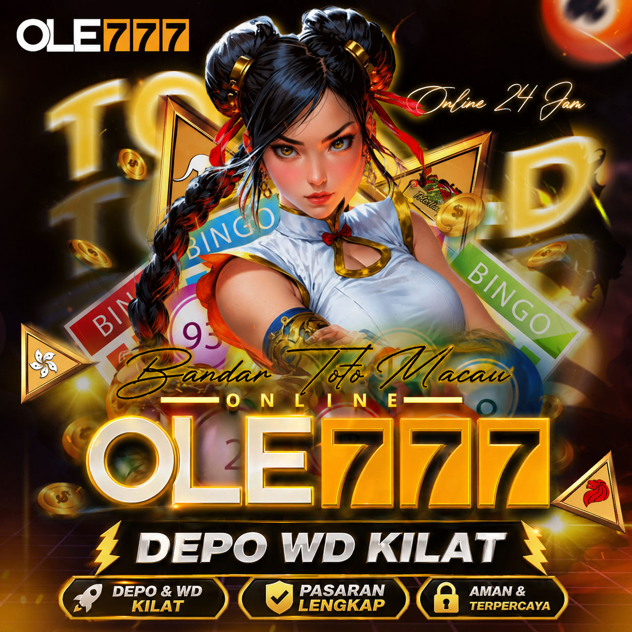 Ole777 Link Alternatif: Bandar Toto Macau Online Depo WD Kilat 