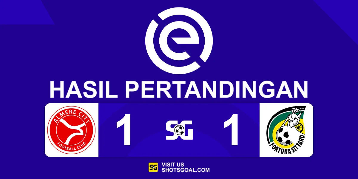 Almere City 1-1 Sittard - Almere City Resmi Terdegradasi