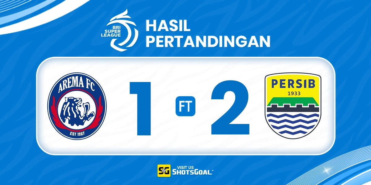 Arema 1-2 Persib - Persib Menang Meski Main dengan 10 Pemain