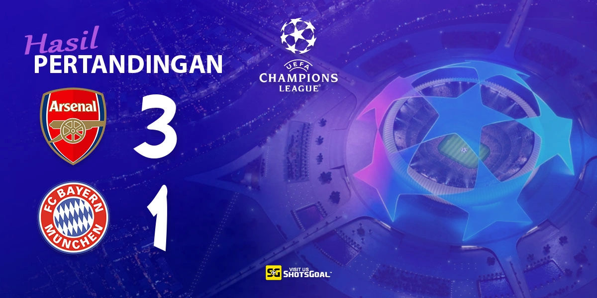Arsenal 3-1 Bayern Munchen - Arsenal Berhasil Meraih Kemenangan Besar