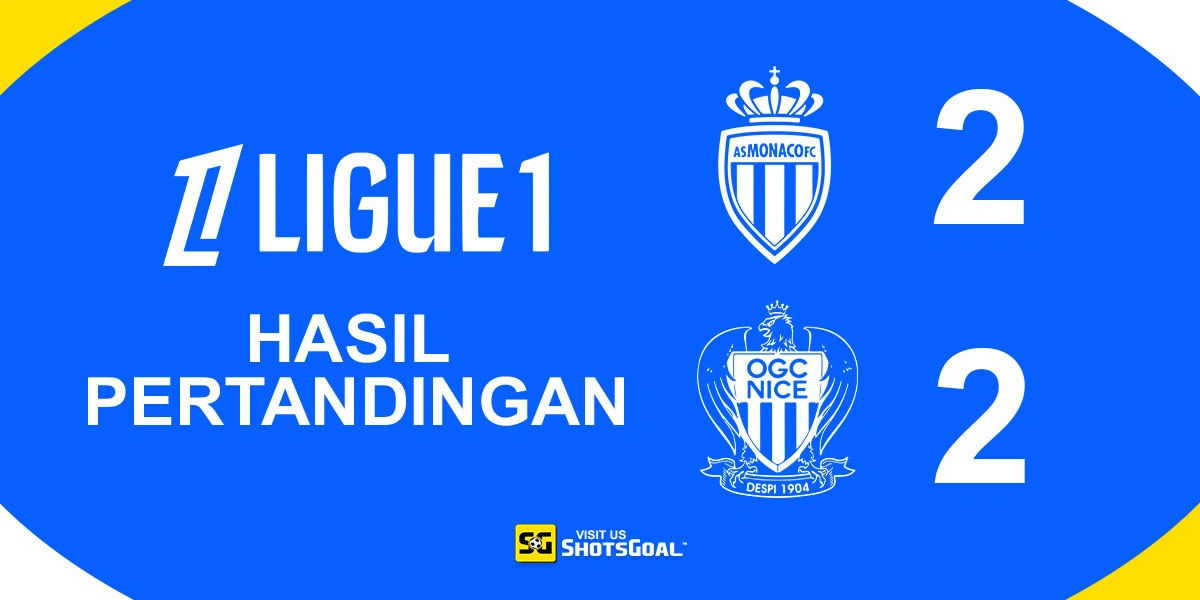 AS Monaco 2-2 Nice - Fati dan Diop Bertukar Brace
