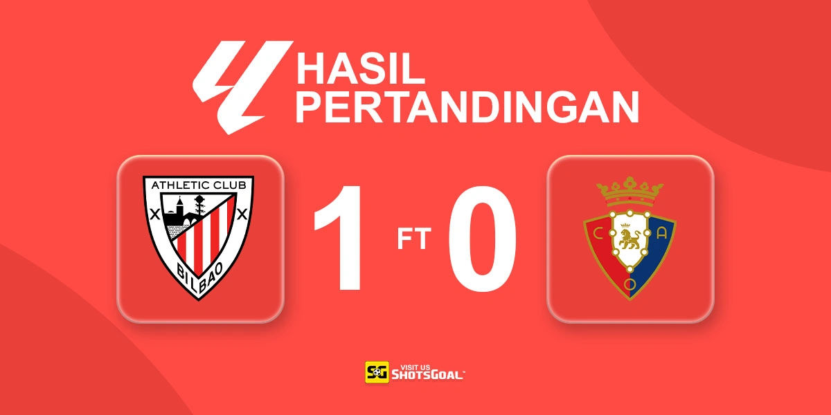Athletic Club 1-0 Osasuna - Kegagalan Penalti Buat Osasuna Merana