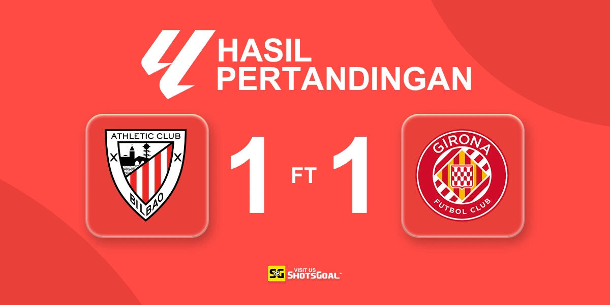 Athletic Club 1-1 Girona - Girona Tunjukkan Spirit untuk Raih Hasil Imbang