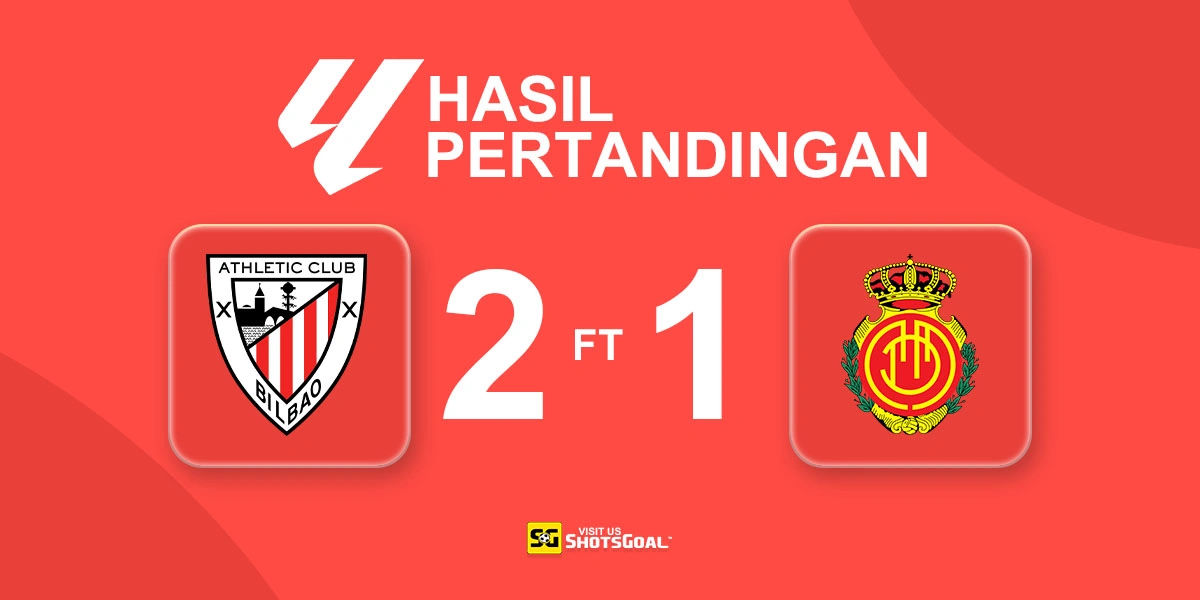 Athletic Club 2-1 Mallorca - Athletic Club Putus Tren Negatif