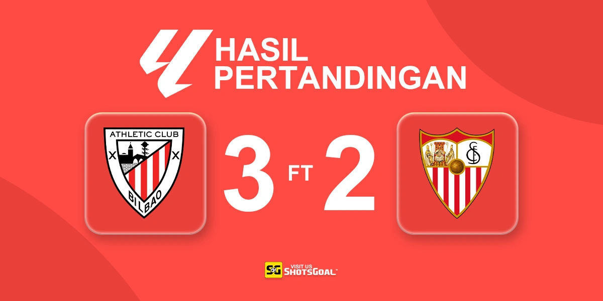 Athletic Club 3-2 Sevilla - Athletic Club Menang Susah Payah
