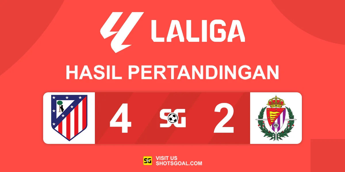 Atletico Madrid 4-2 Real Valladolid - Tiga Penalti Warnai Kemenangan Atleti