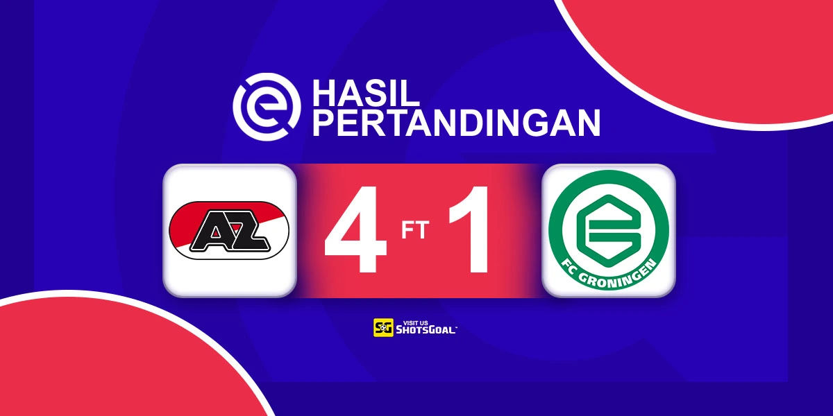 AZ Alkmaar 4-1 Groningen - AZ Alkmaar Pesta Gol