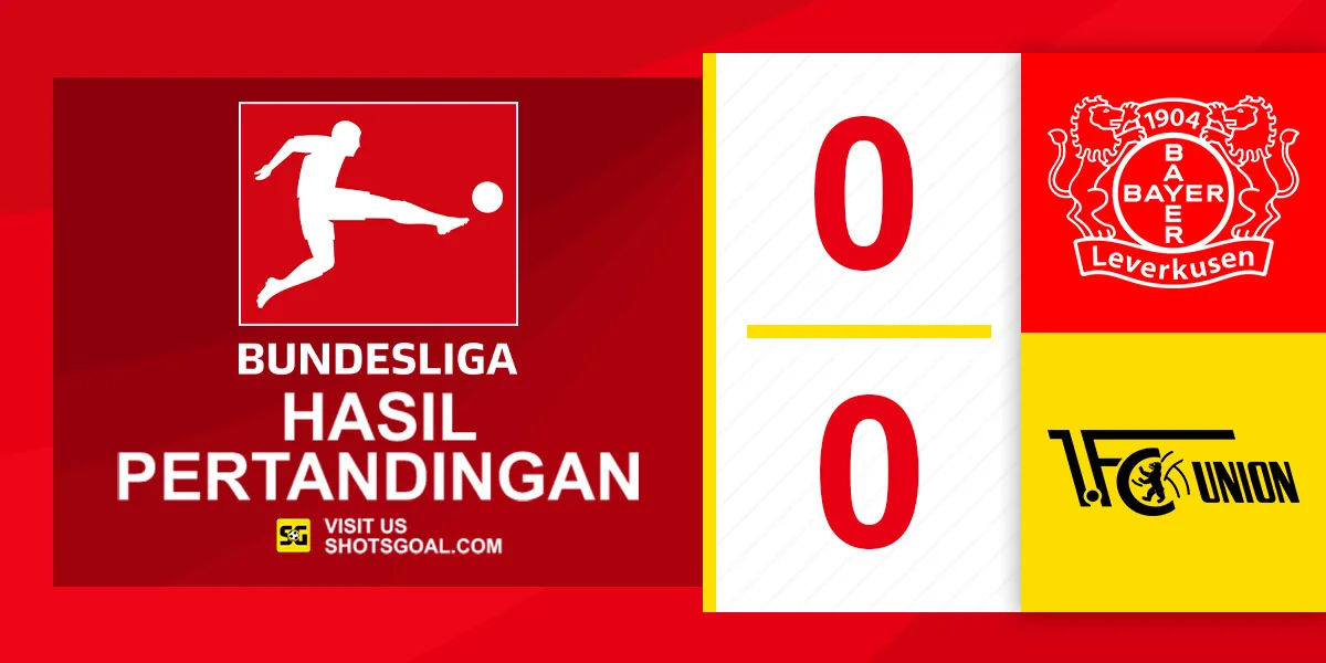 Bayer Leverkusen 0-0 Union Berlin - Bayer Leverkusen Membuang Poin Lagi