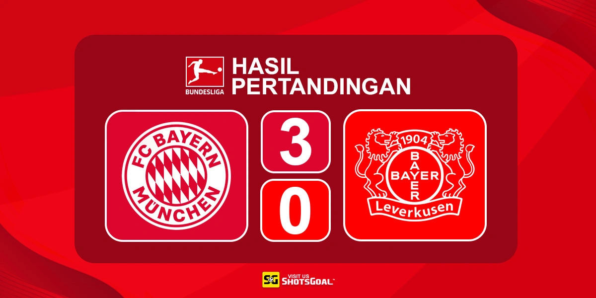 Bayern Munchen 3-0 Bayer Leverkusen - Tiga Gol Cukup untuk Bayern Munchen