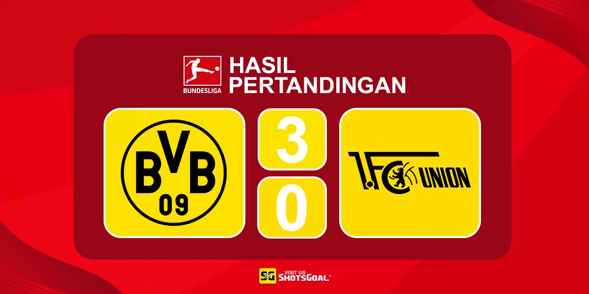 Borussia Dortmund 3-0 Union Berlin - Brace Guirassy Benamkan Union Berlin