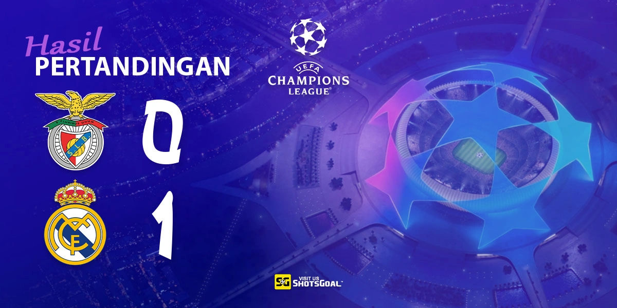 Benfica 0-1 Real Madrid - Real Madrid Bawa Modal Penting dari Portugal