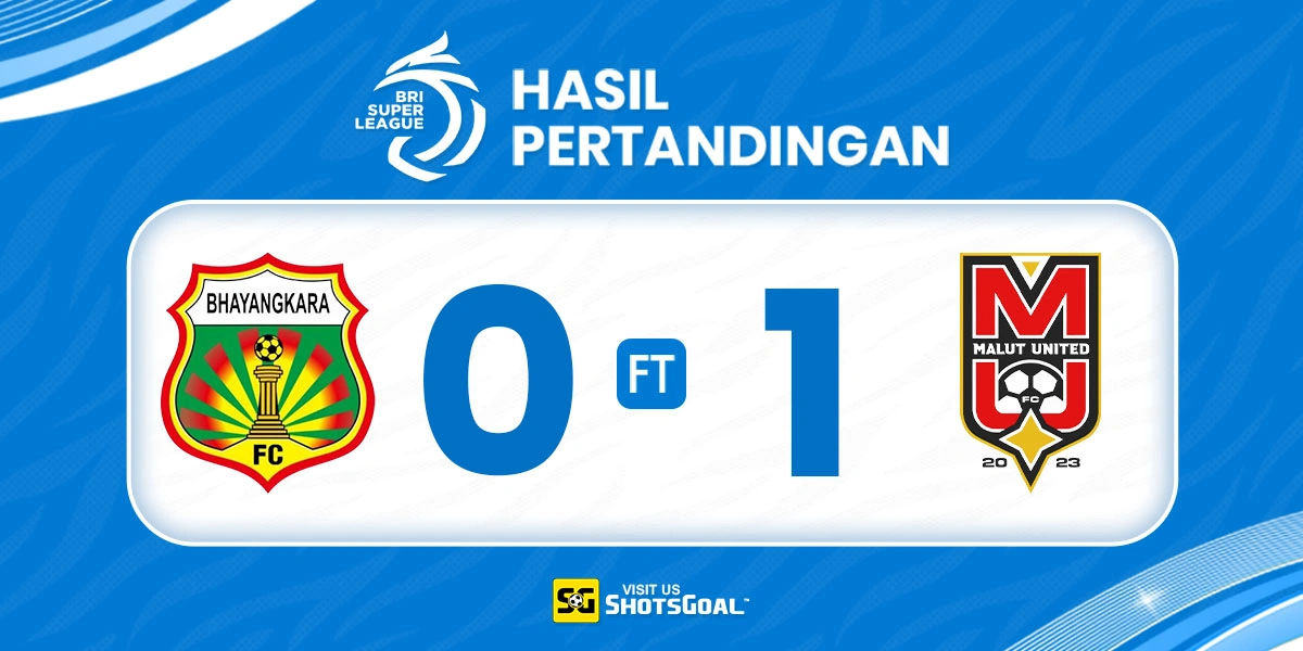 Bhayangkara 0-1 Malut United - Malut United Naik ke Peringkat Empat Sementara