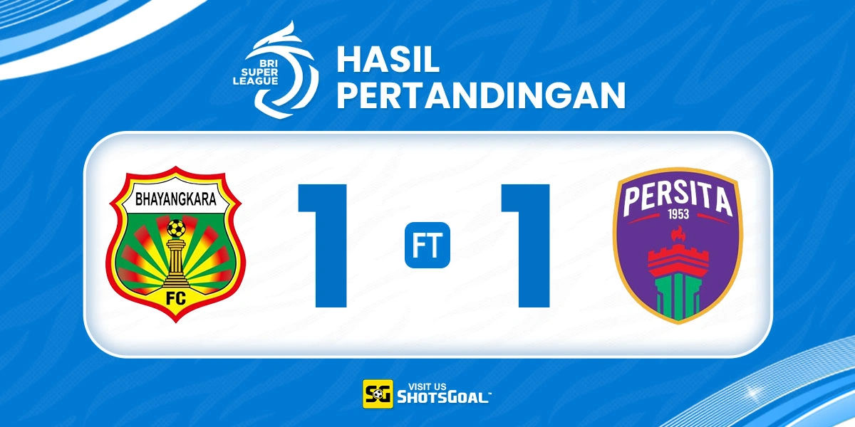 Bhayangkara 1-1 Persita - Berbagi Poin di Lampung