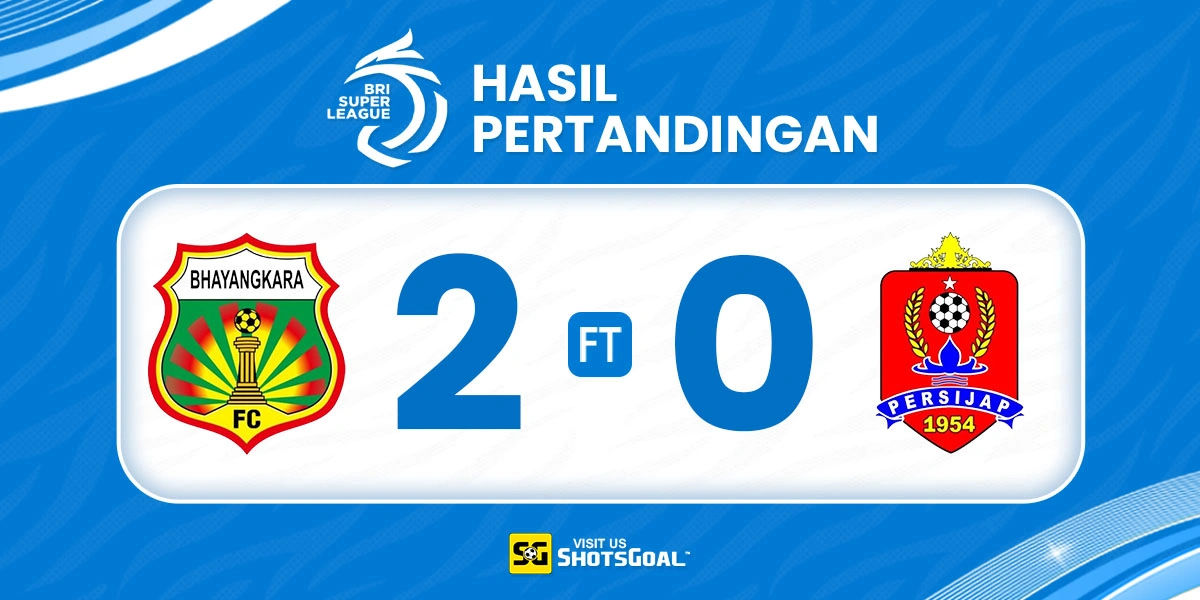 Bhayangkara 2-0 Persijap - Bhayangkara Mulai Incar Papan Atas