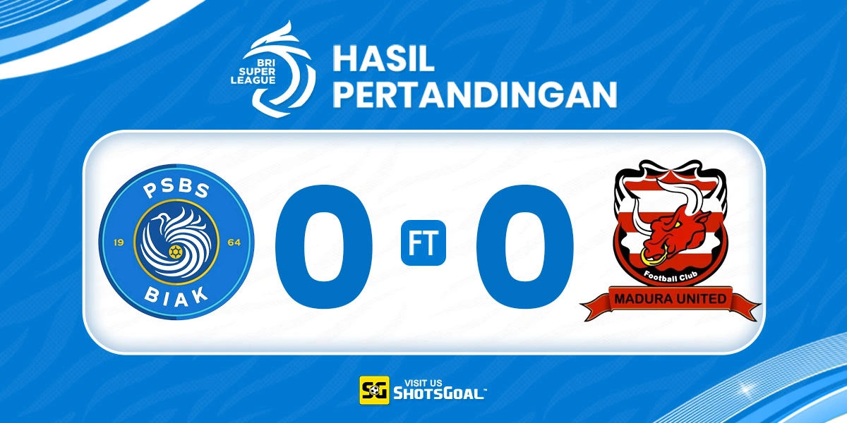 PSBS 0-0 Madura United - Duel Papan Bawah Berakhir Tanpa Gol