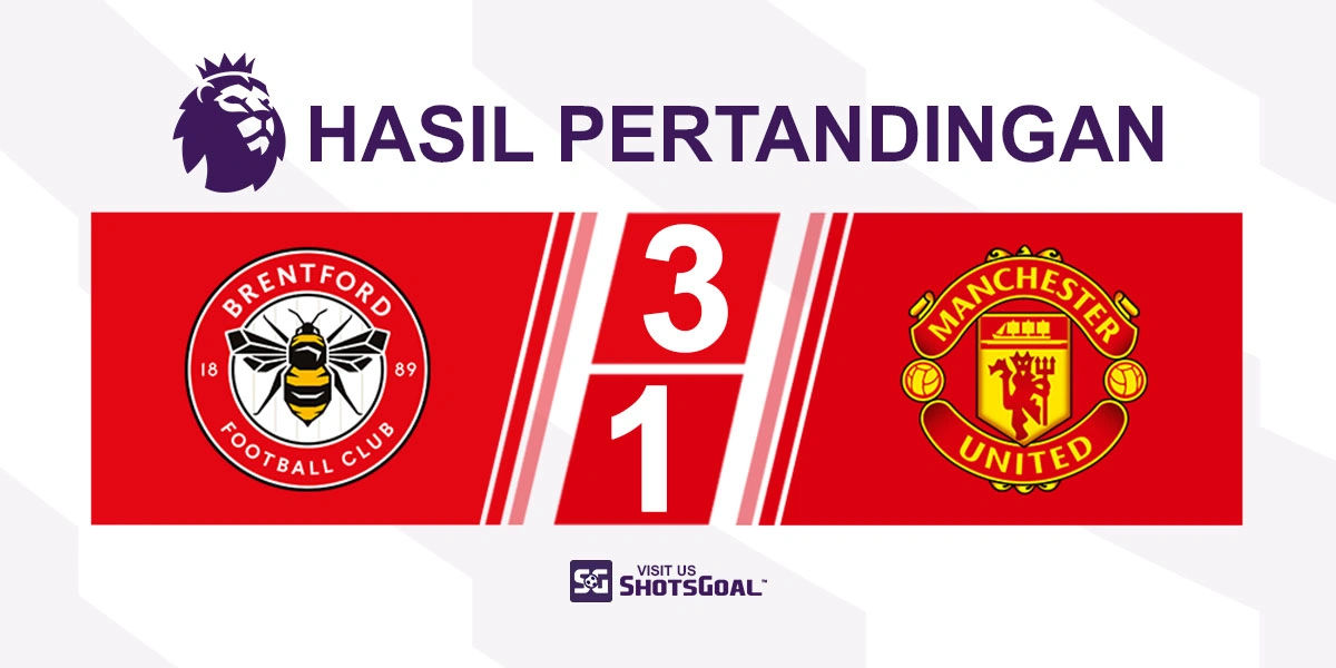 Brentford 3-1 Manchester United - Brace Thiago Antar Tiga Poin untuk Brentford