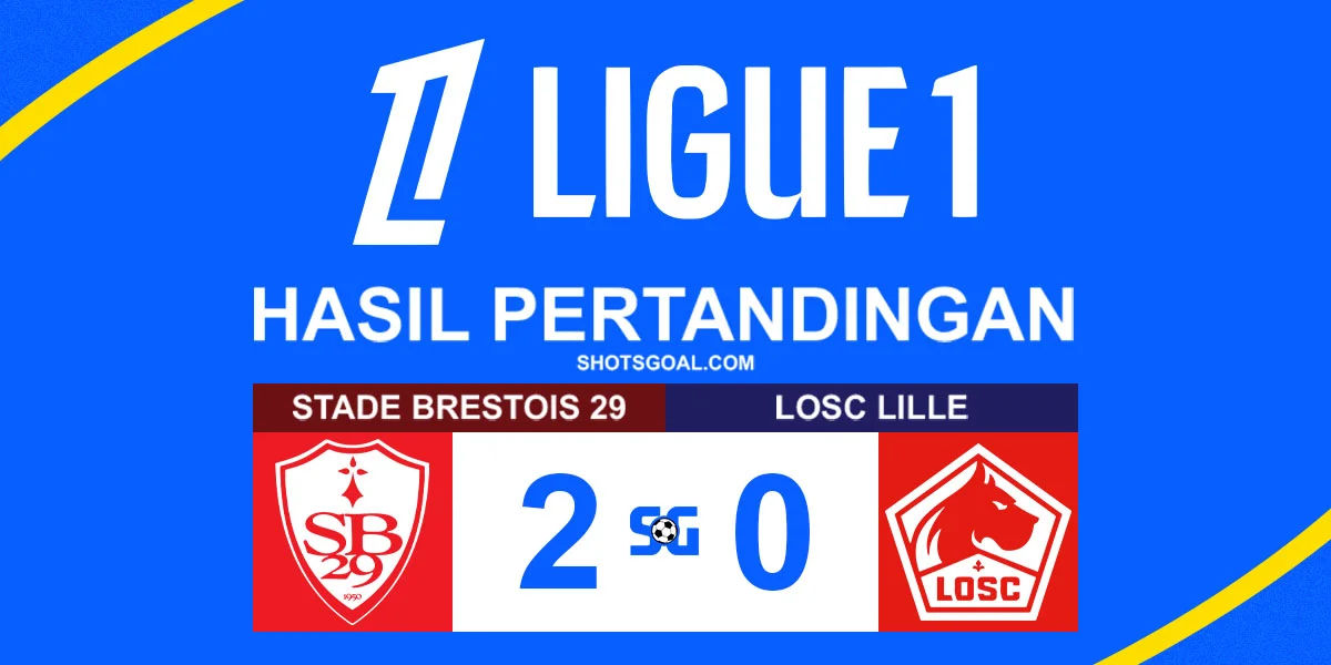 Brest 2-0 Lille - Brest Gagalkan Kelolosan Otomatis Lille ke Liga Champions
