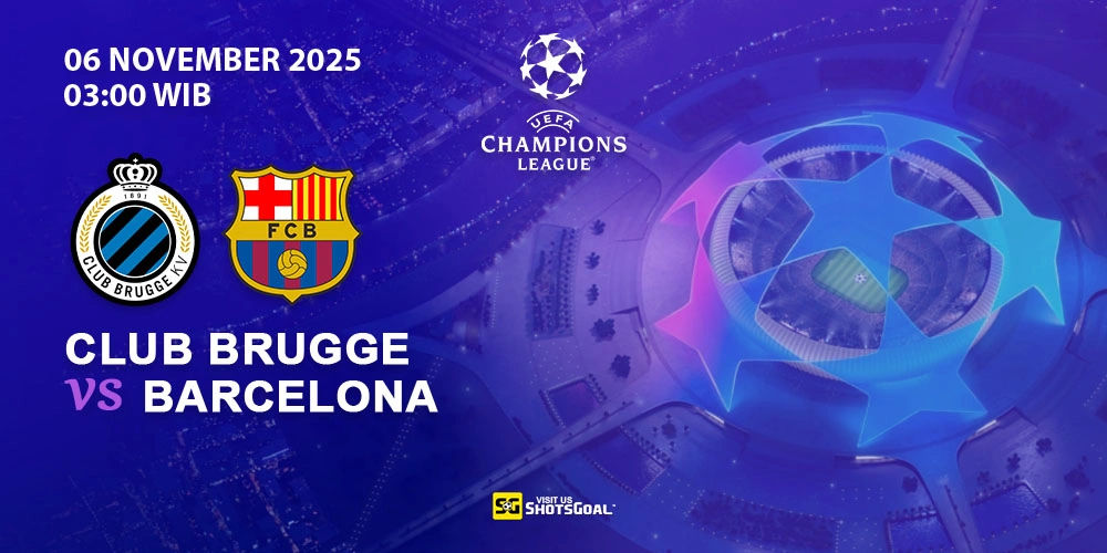 Prediksi Liga Champions: Club Brugge KV vs Barcelona 06 November 2025