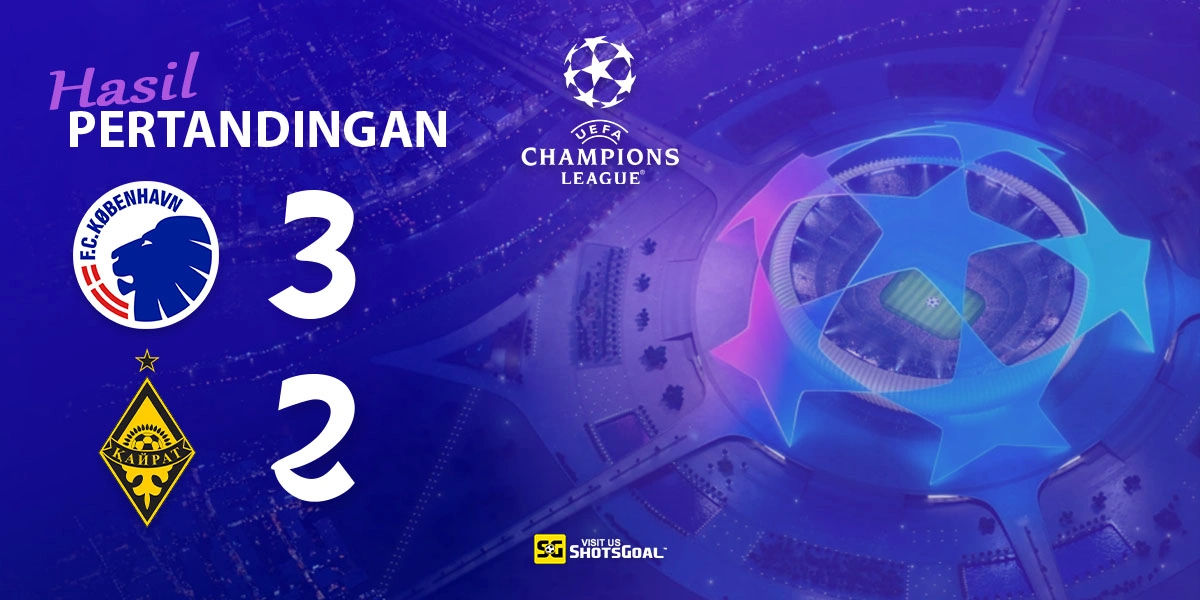 Copenhagen 3-2 Kairat Almaty - Kemenangan Tipis untuk Klub Denmark
