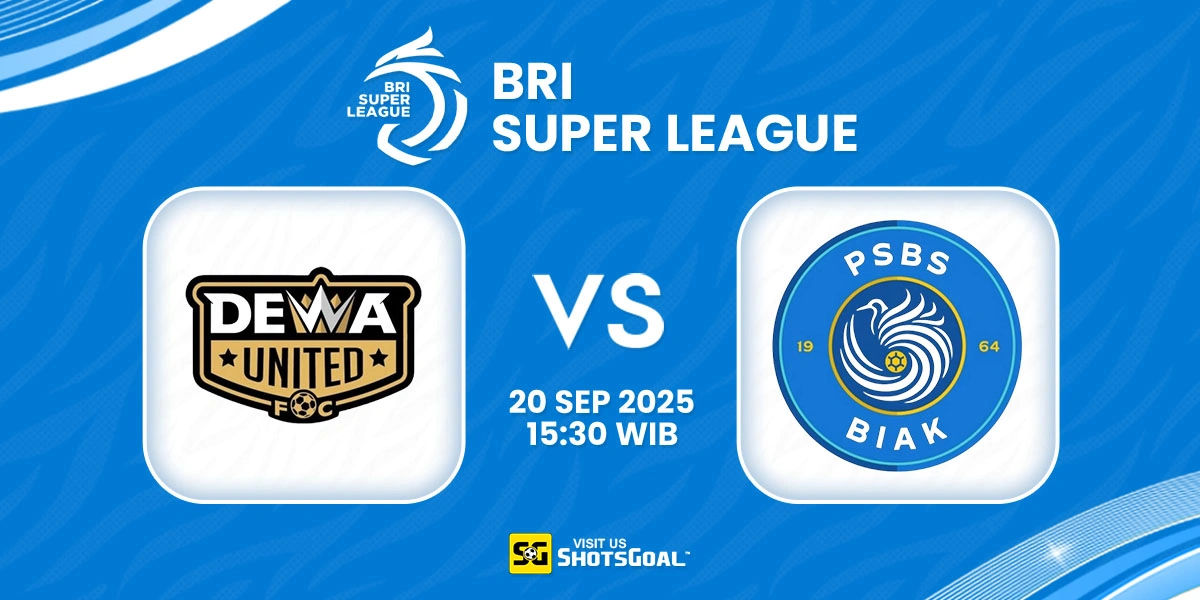 Prediksi BRI Super League: Dewa United vs PSBS Biak Numfor 20 September 2025