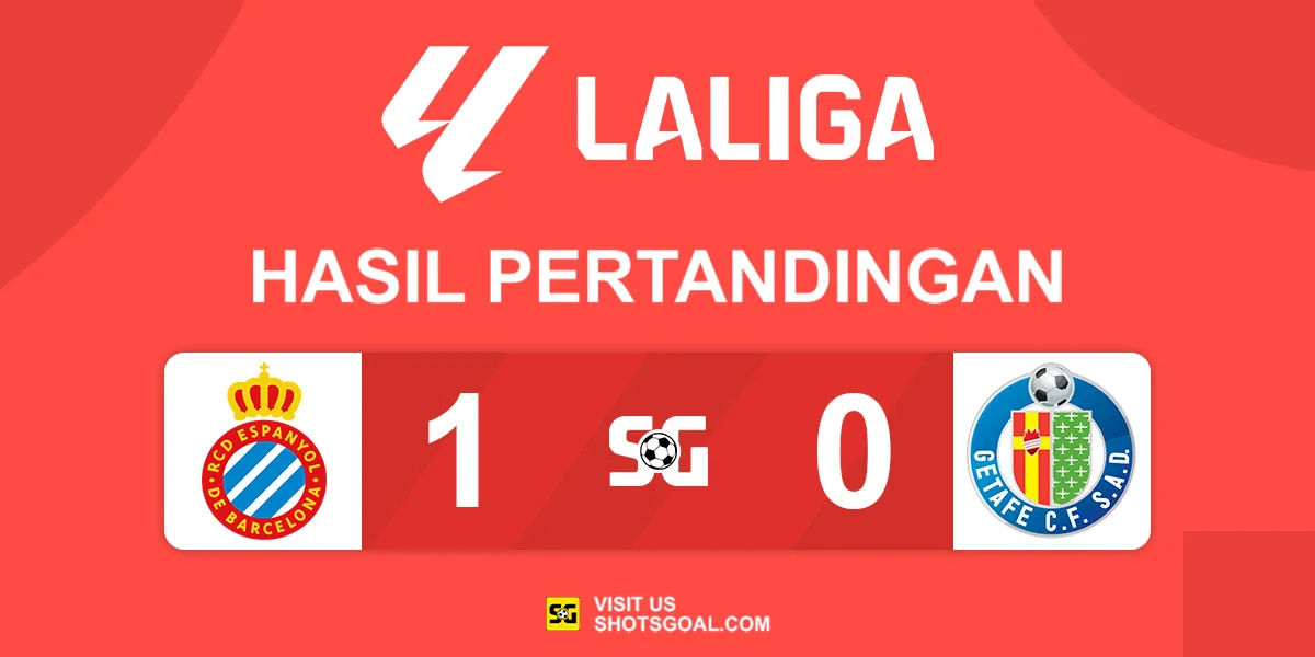 Espanyol 1-0 Getafe - Espanyol Menang Tipis
