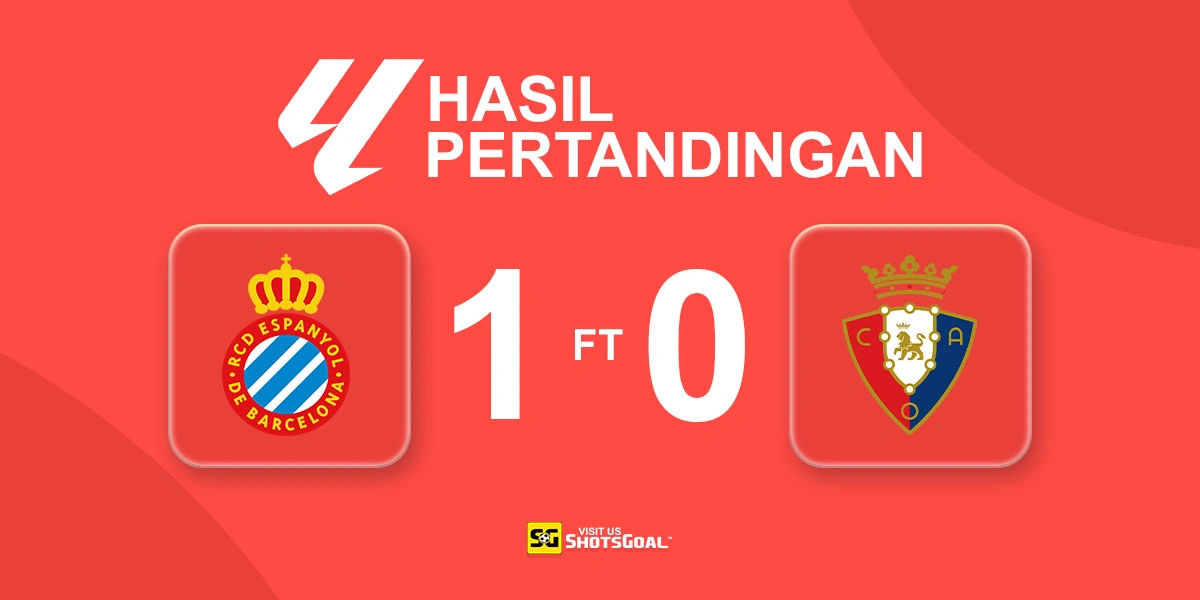 Espanyol 1-0 Osasuna - Espanyol Menang Lagi