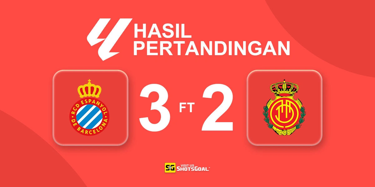 Espanyol 3-2 Mallorca - Espanyol Menang Dramatis
