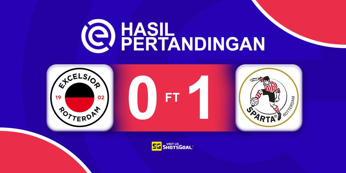Excelsior 0-1 Sparta Rotterdam - Kartu Merah Permudah Jalan Sparta Rotterdam
