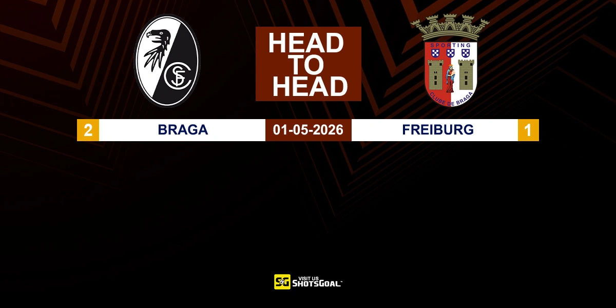 Head to Head Freiburg vs Braga